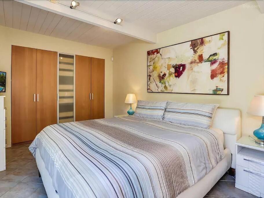 Serene 4 Bed 3 Bath Heated Pool Natural Backyard Heart Of Palm Springs Exterior foto